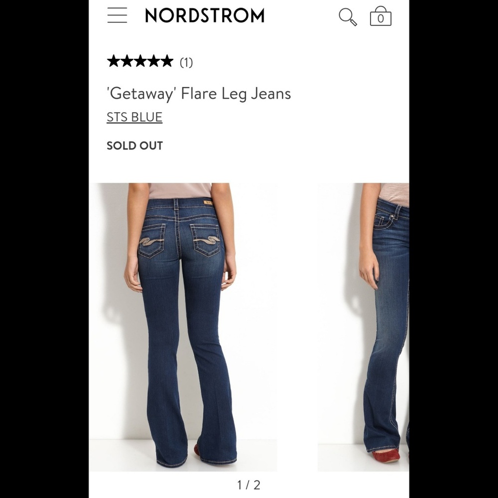 BRAND NEW WITH TAGS!! STS BLUE BOOTCUT JEANS!!!